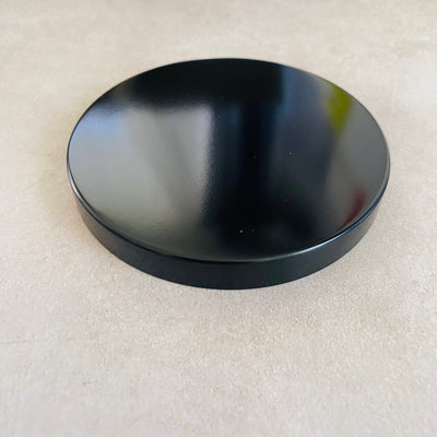 Large Metal Candle Jar Lids - Black pack of 10