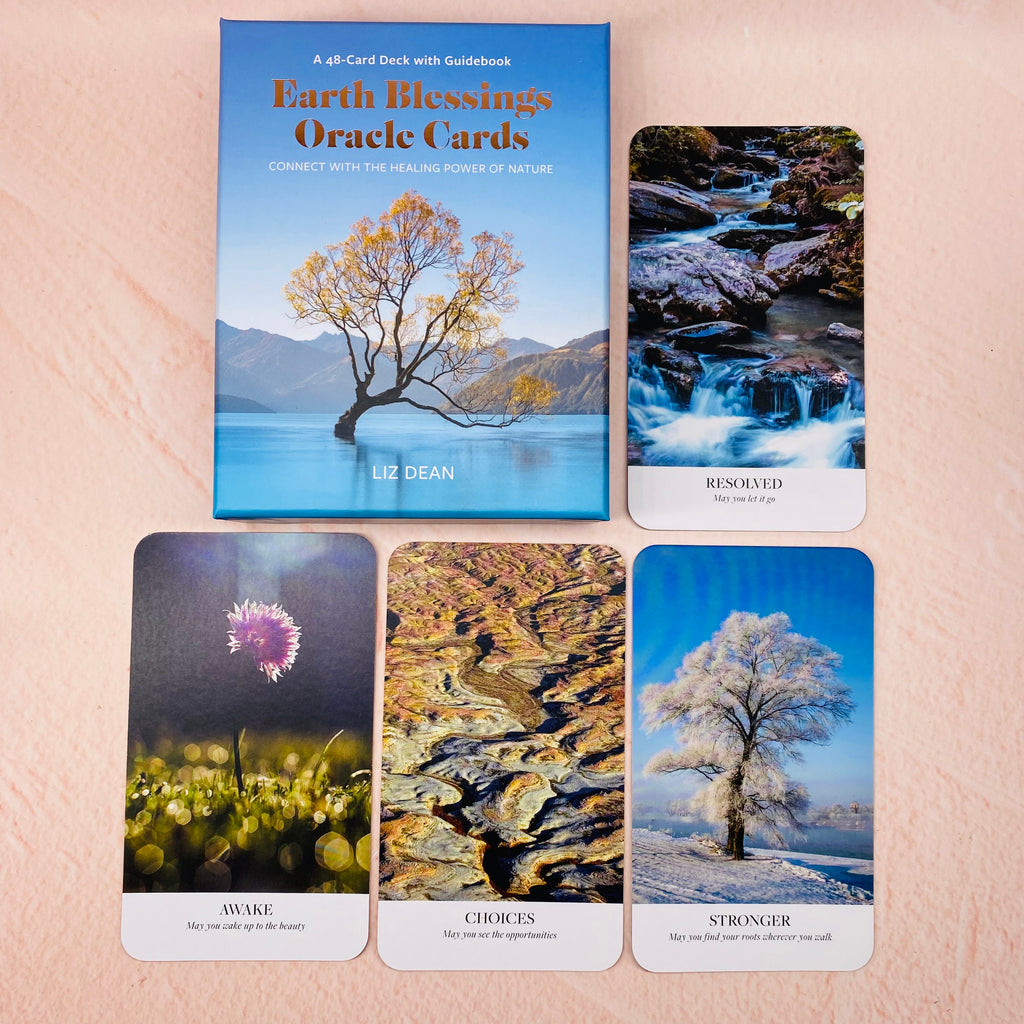 Earth Blessings Oracle Cards - Connect with the Healing Power of Nature (a  48 Card Deck with Guidebook)