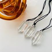 Crystal Point Necklace - Double Terminated