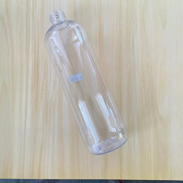 500ml Boston Tall PET Bottle - Clear 5 pack